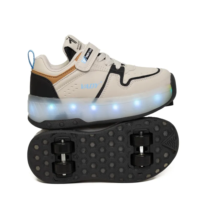 VADY - Zapatillas Urbana Vady con Luces LED y Patines para Niño 510B2