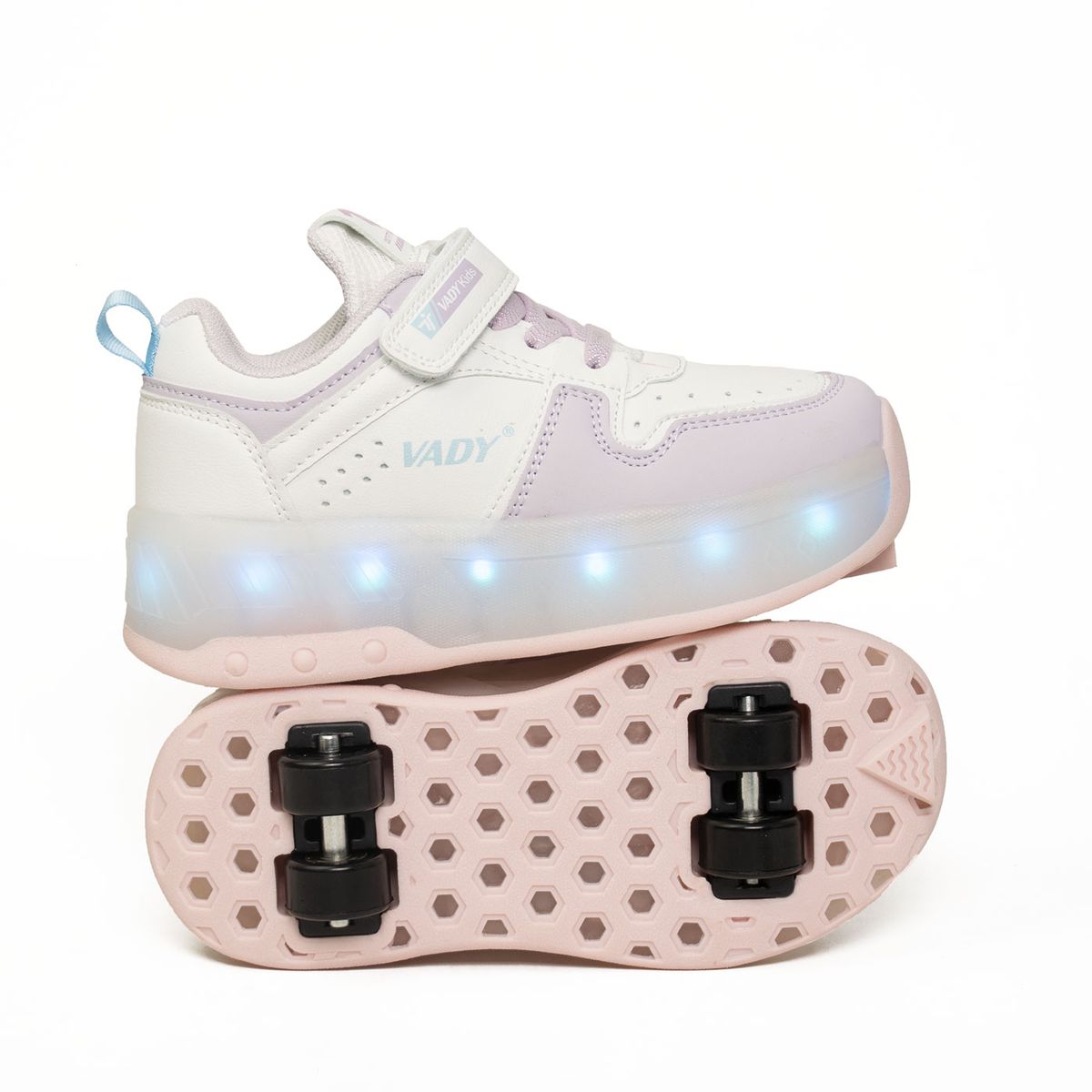 VADY - Zapatillas Urbana Vady con Luces LED y Patines para Niña 510B4