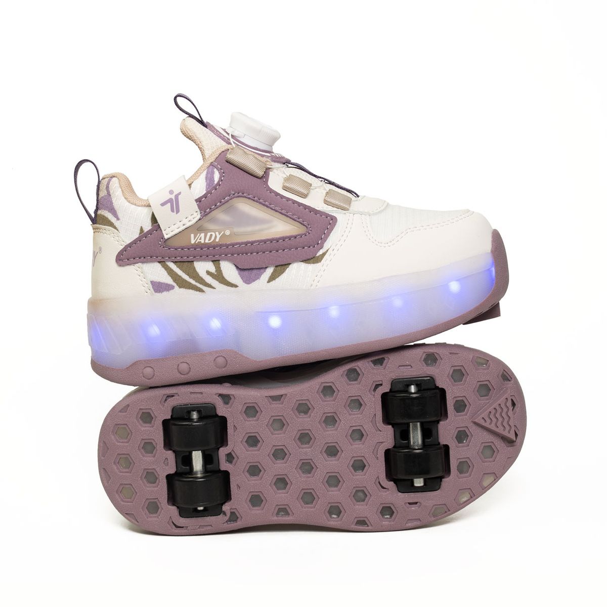 VADY - Zapatillas Urbana Vady con Luces LED y Patines para Niña 526B1
