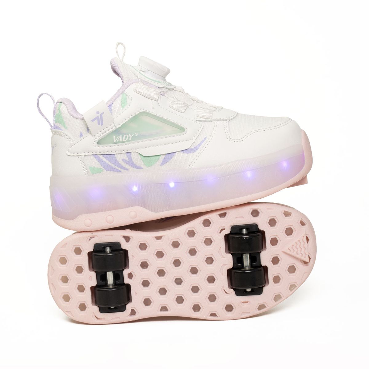 VADY - Zapatillas Urbana Vady con Luces LED y Patines para Niña 526B5
