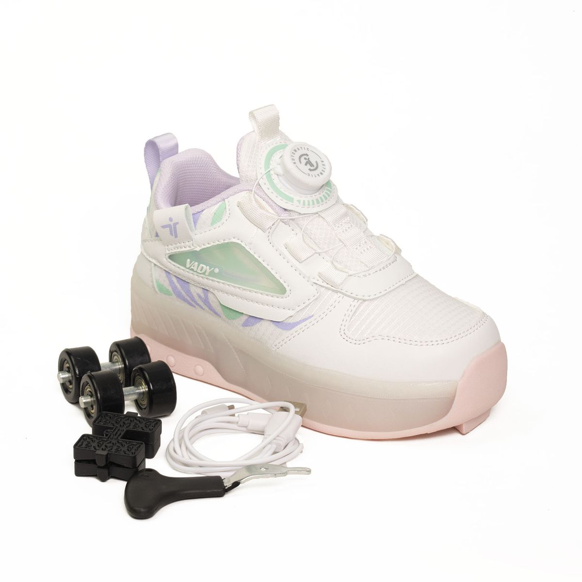 VADY - Zapatillas Urbana Vady con Luces LED y Patines para Niña 526B5