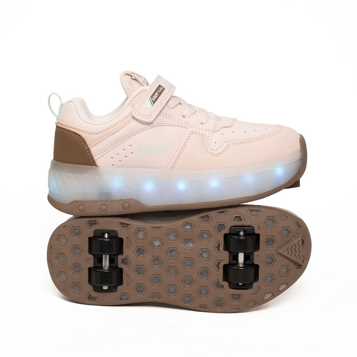 VADY - Zapatillas Urbana Vady con Luces LED y Patines para Niña 511N5