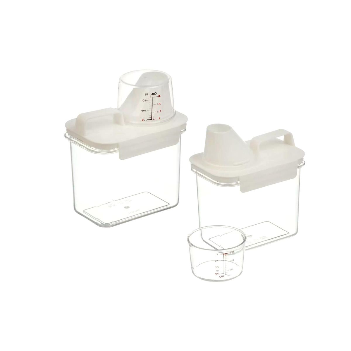 GENERICO - Frasco contenedor x 2 / Dispensador de arroz, menestras o cereales 1.100kls.