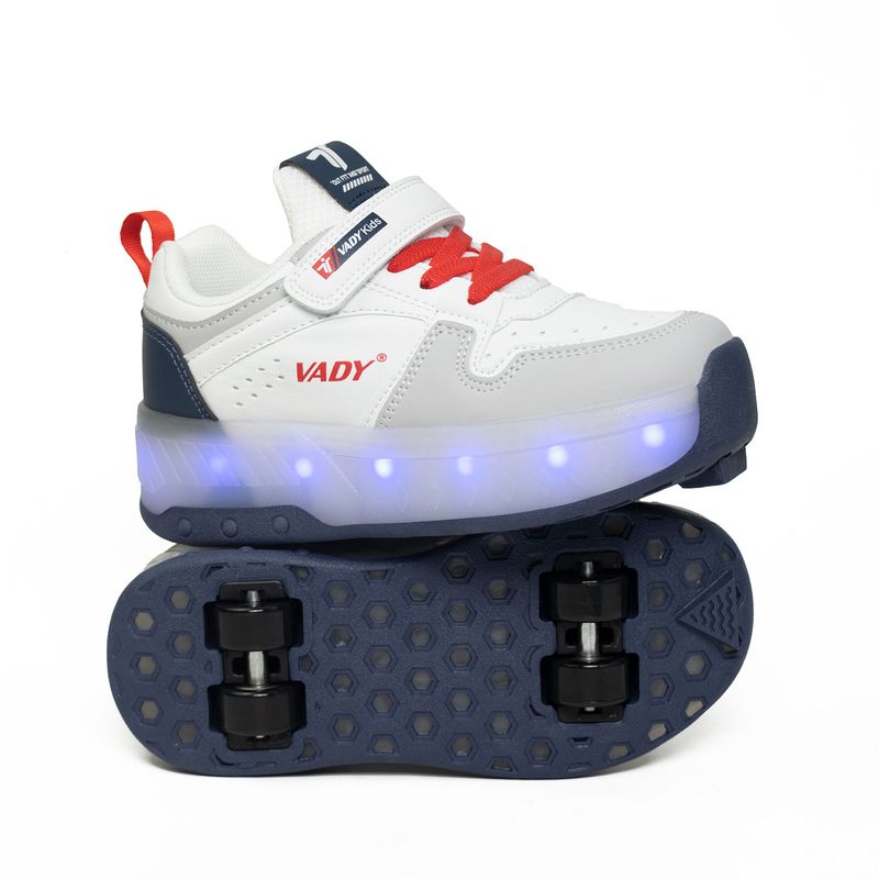 VADY - Zapatillas Urbana Vady con Luces LED y Patines para Niño 511N1