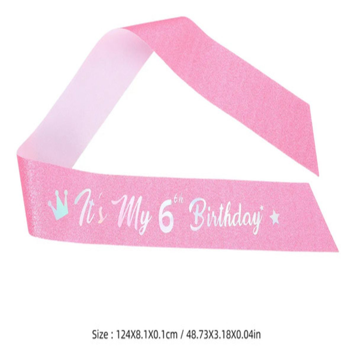 GENERICO - CORONA DE CUMPLEAÑOS PARA NIÑA EDAD DE 7 AÑOS