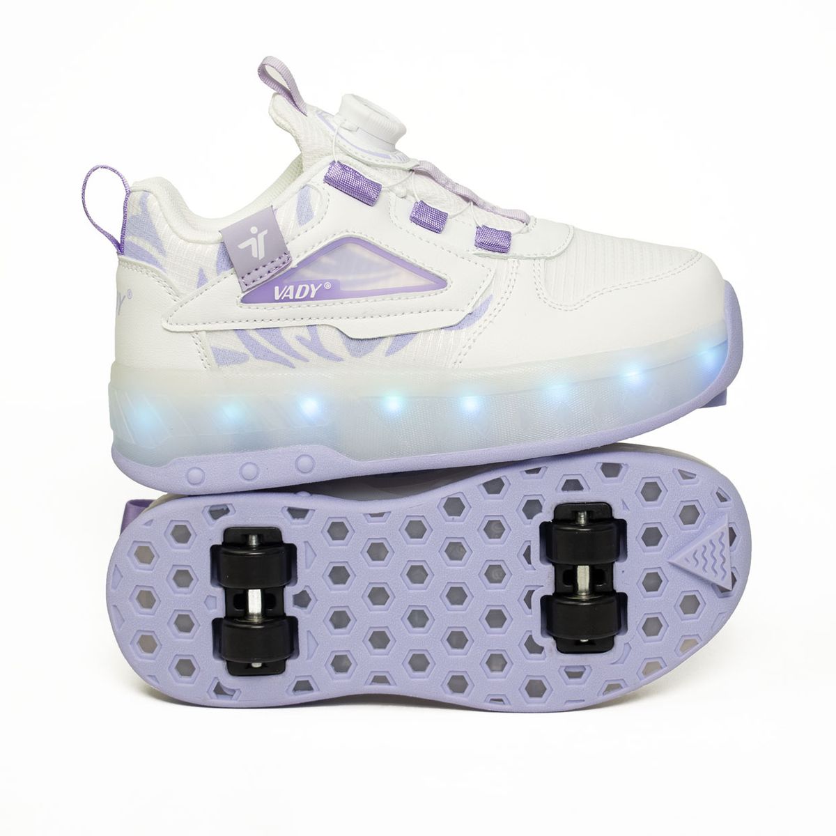 VADY - Zapatillas Urbana Vady con Luces LED y Patines para Niña 527N4