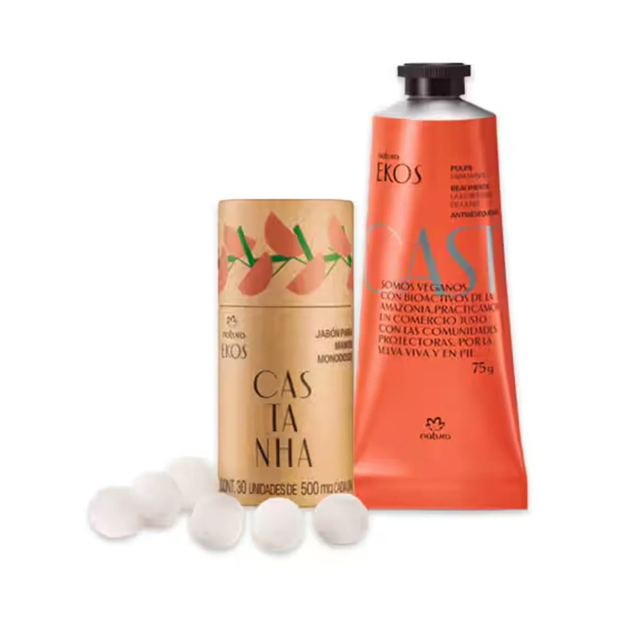 NATURA - Ekos Castaña Jabones monodosis con Crema Manos