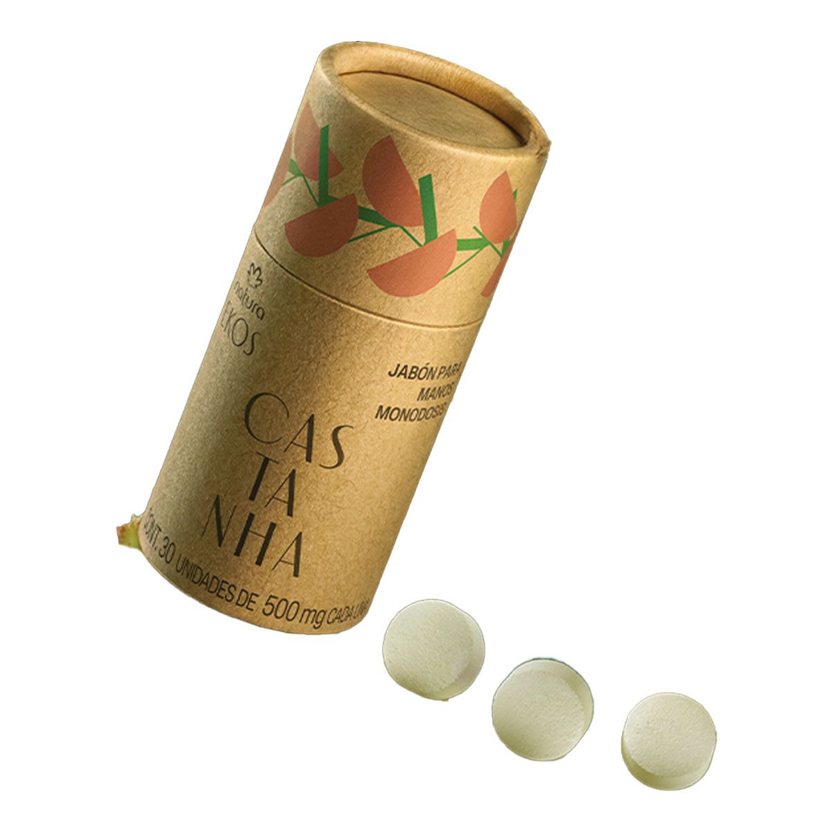 NATURA - Ekos Castaña Jabones monodosis para manos 30 und x 500g