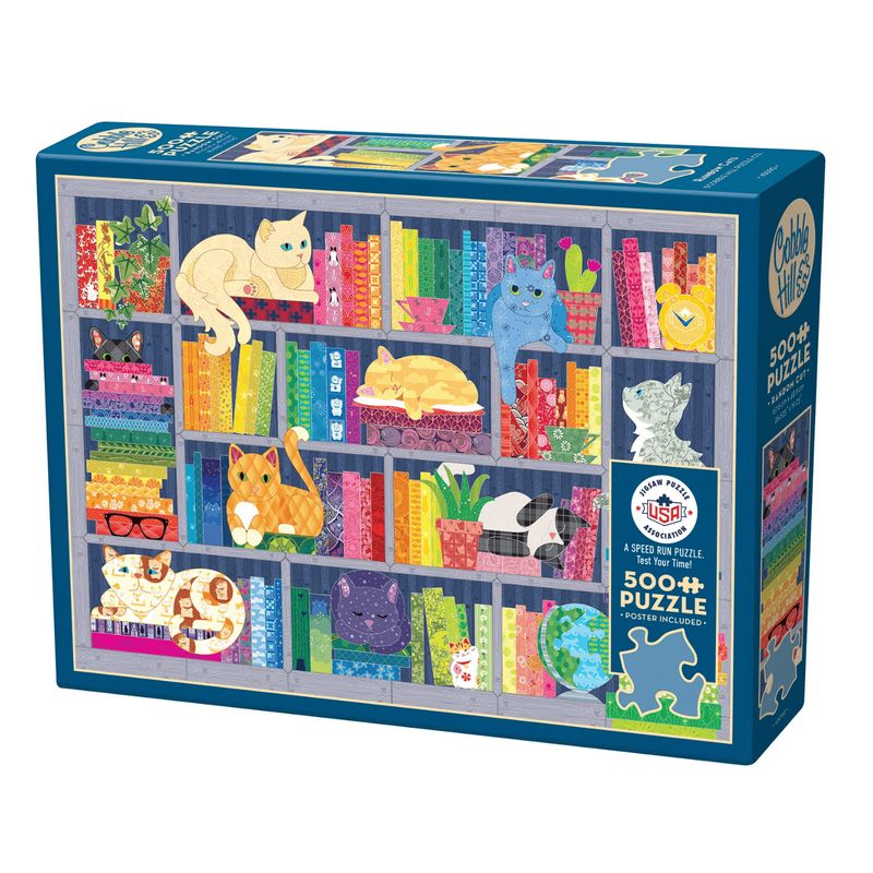 COBBLE HILL - Gatos Arcoíris - Rompecabezas Cobble Hill - 500 Pzs