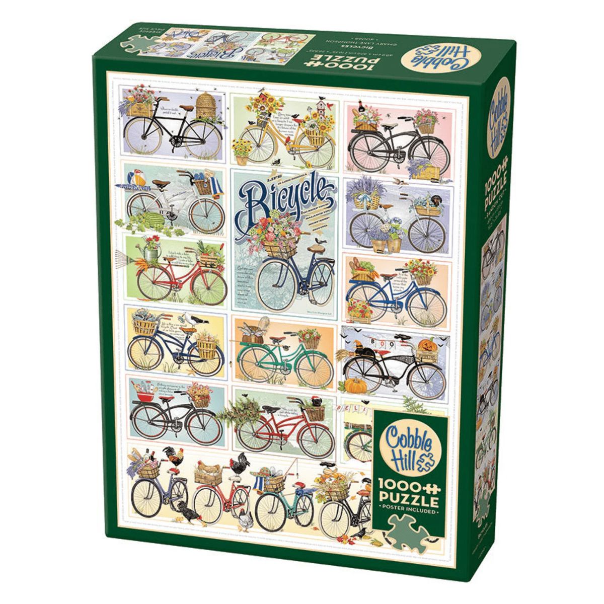 COBBLE HILL - Bicicletas - Rompecabezas Cobble Hill - 1000 Pzs