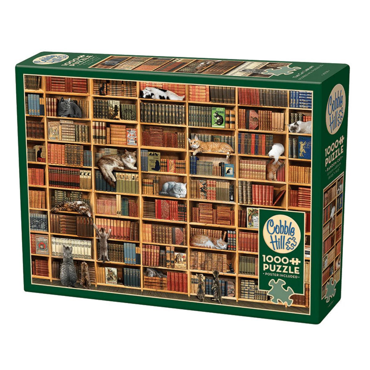 COBBLE HILL - La Biblioteca del Gato - Rompecabezas Cobble Hill - 1000 Pzs