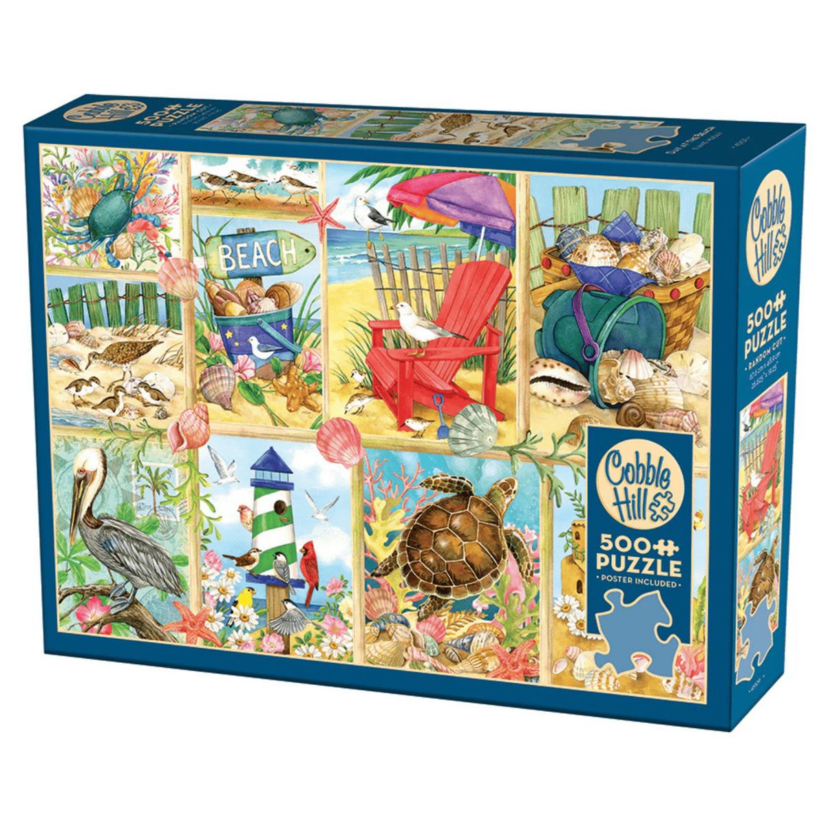 COBBLE HILL - Dia en la Playa - Rompecabezas Cobble Hill - 500 Pzs