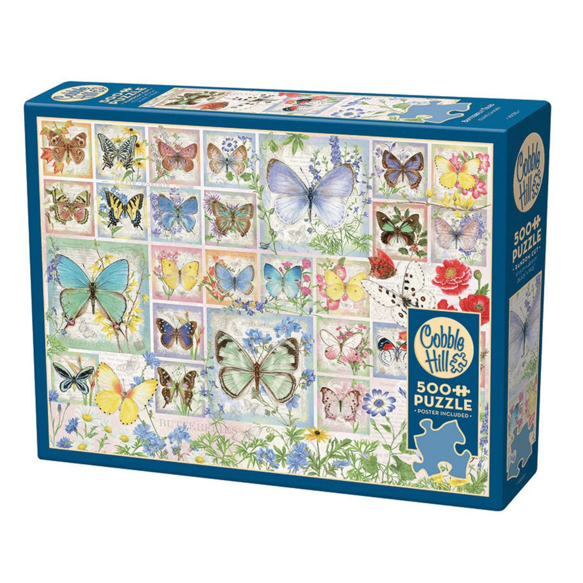 COBBLE HILL - Azulejos de Mariposas - Rompecabezas Cobble Hill - 500 Pzs