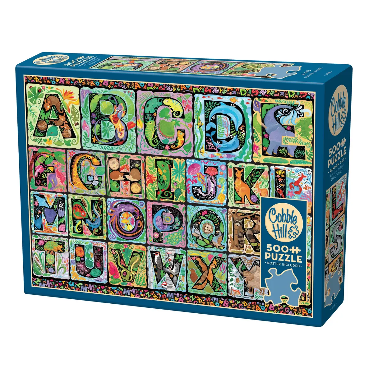 COBBLE HILL - De la A a la Z - Rompecabezas Cobble Hill - 500 Pzs
