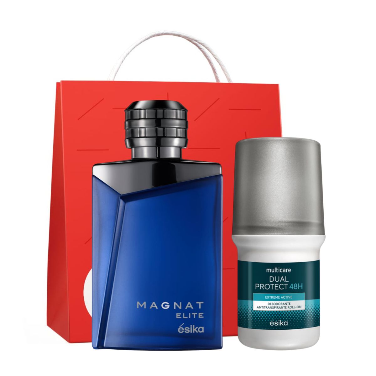 ESIKA - Set Perfume magnat elite con desodorante Multicare ésika