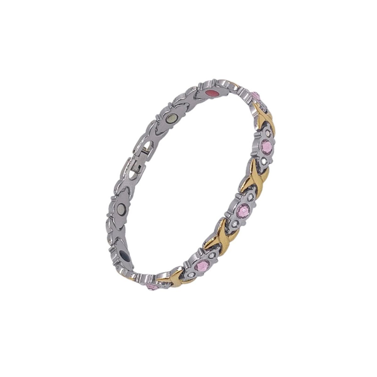 GENERICO - Pulsera de Salud de piedra de cristal para mujer
