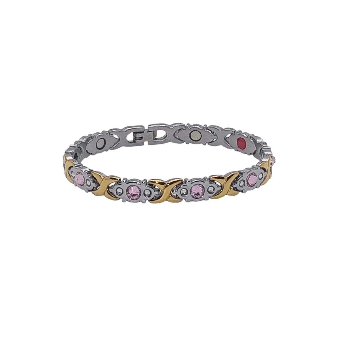 GENERICO - Pulsera de Salud de piedra de cristal para mujer