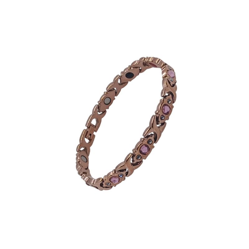 GENERICO - Pulsera de Salud de piedra de cristal para mujer