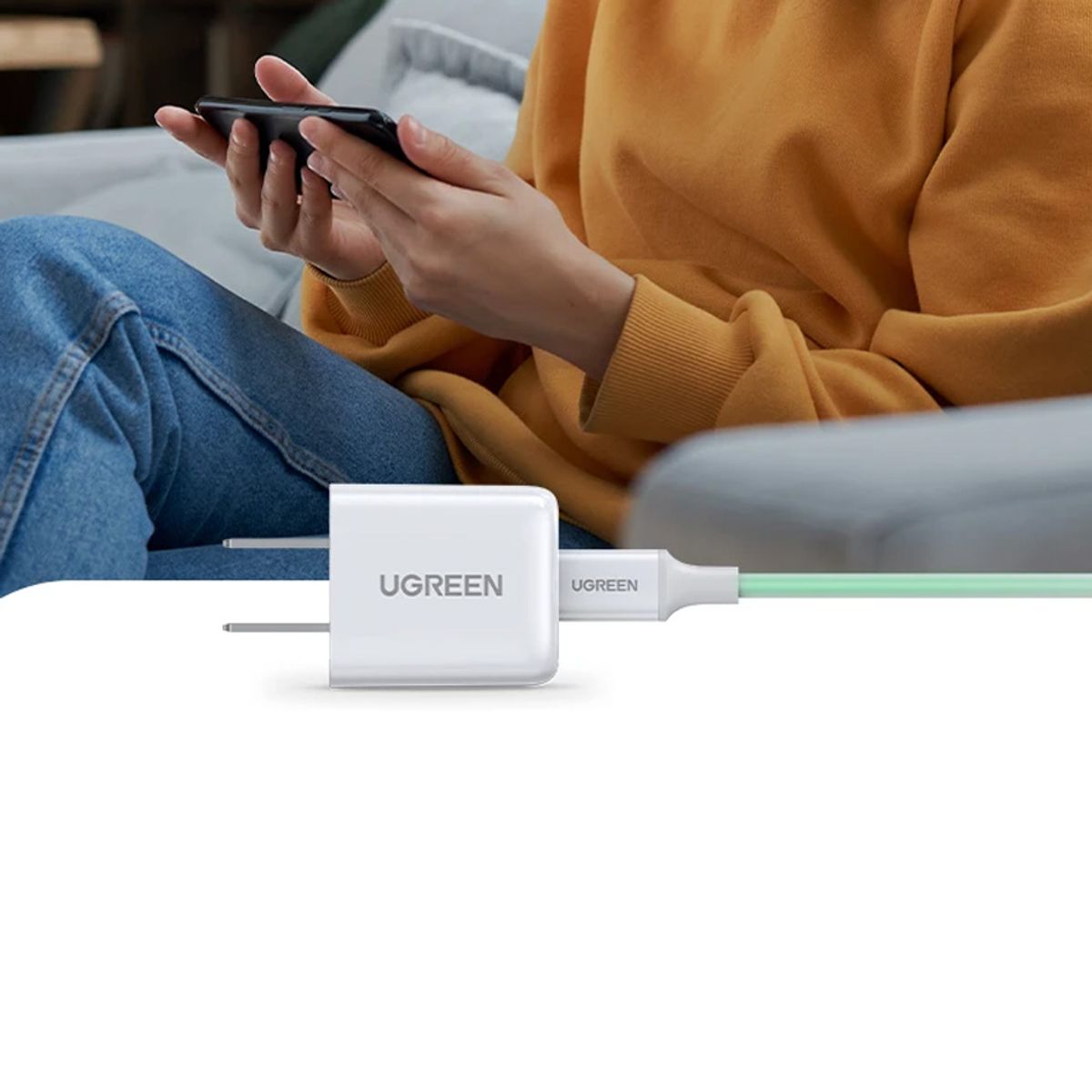 UGREEN - Mini Cargador UGREEN USB-C Android 20w Original iPhone