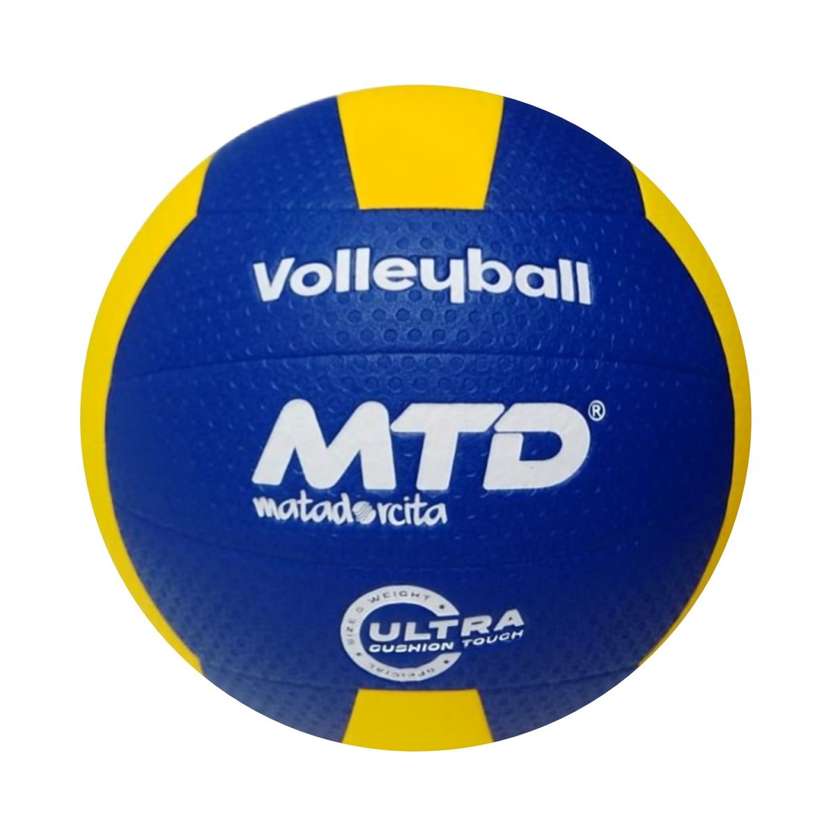 MTD - PELOTA VÓLEY PU PREMIUM LAMINADO MT-840 MTD AZUL AMARILLO