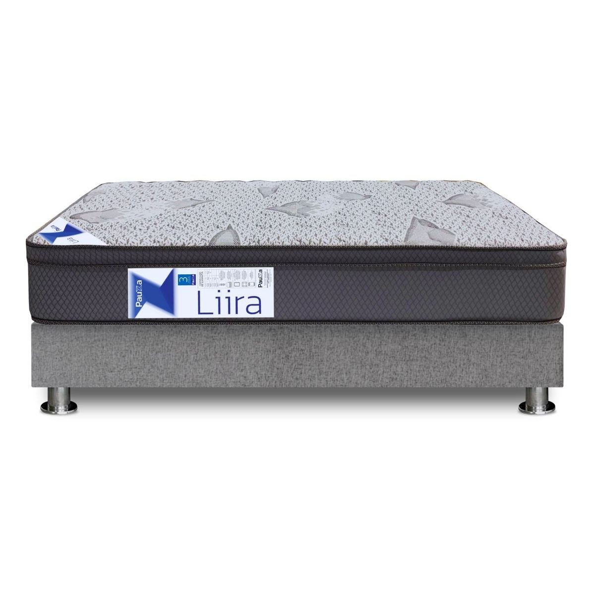 PAUZA - CAMA PAUZA BOX TARIMA LIIRA 2 PLZ WHITE