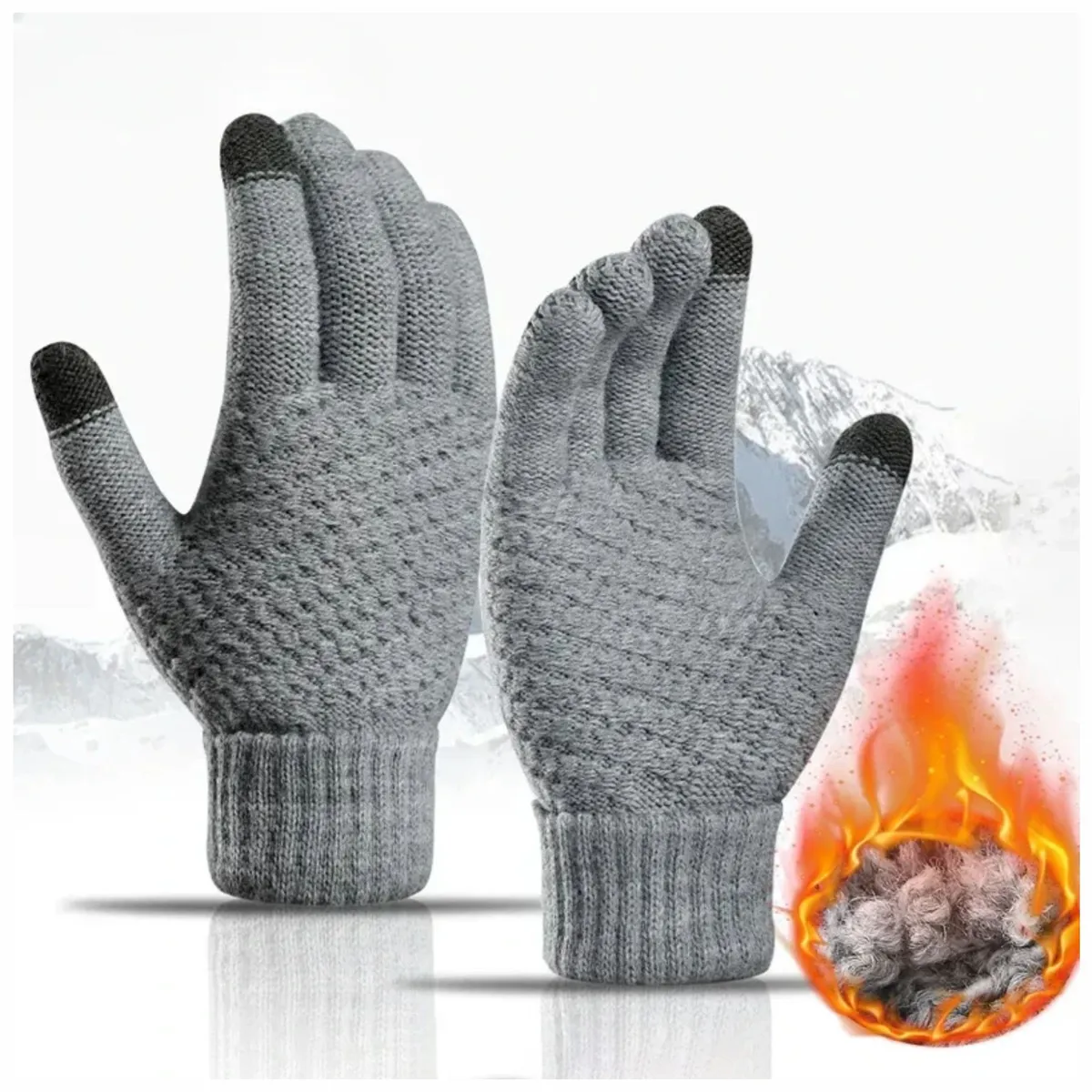 GENERICO - Guantes Invierno Frio Unisex Premium Táctil Touch