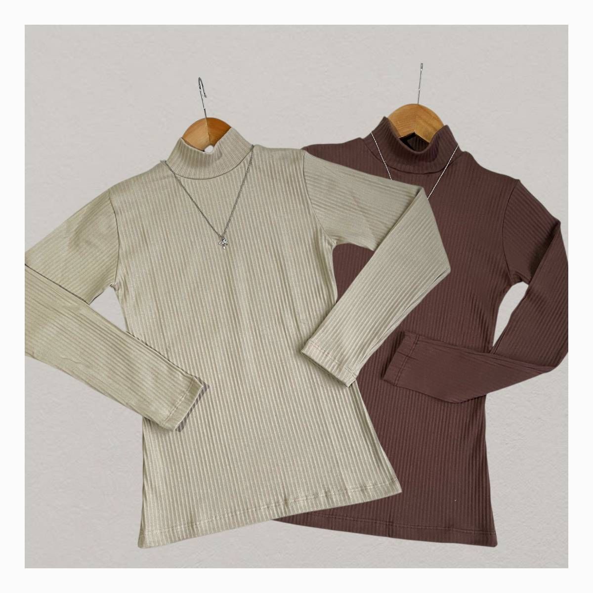 RYBIU IMPORT - Cafarena Mujer Cuello Alto Pack 2