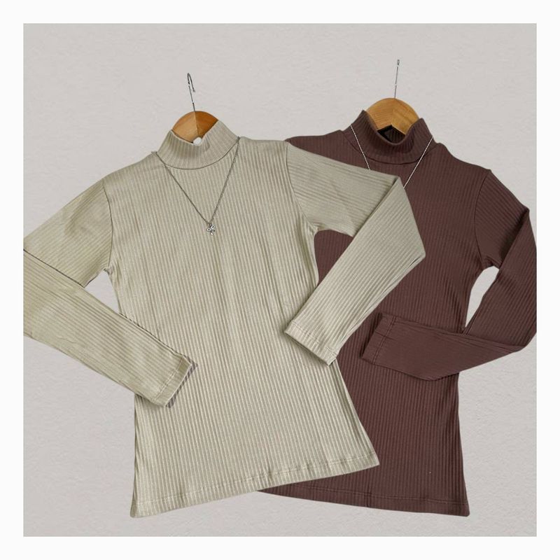 RYBIU IMPORT - Cafarena Mujer Cuello Alto Pack 2