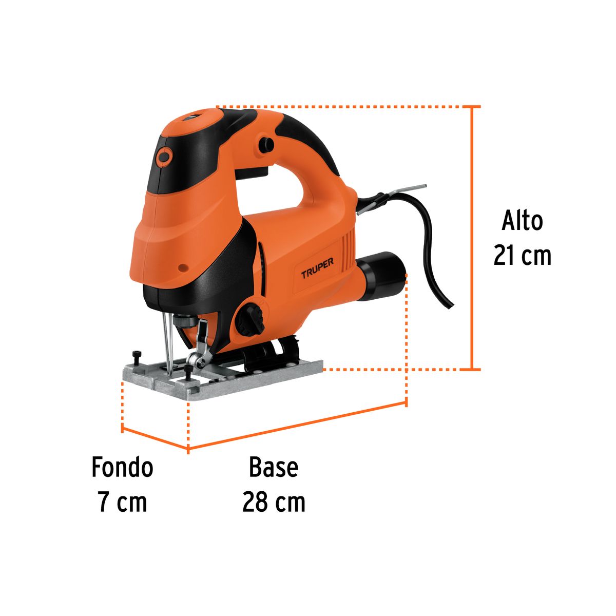 TRUPER - Sierra caladora profesional 220V 750W