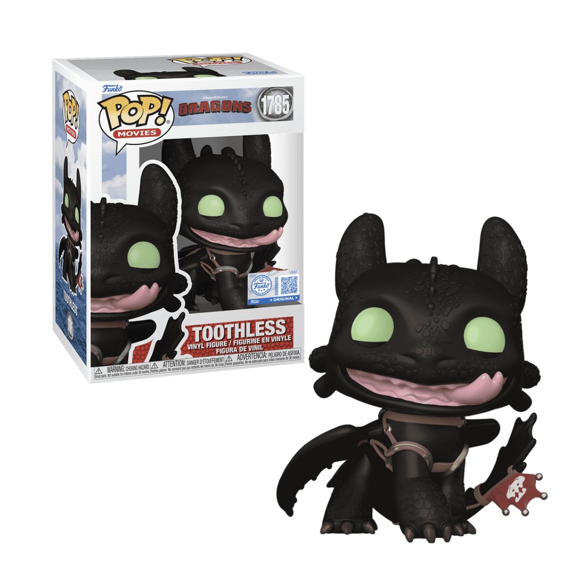 FUNKO - Chimuelo Funko Pop 1785 Como entrenar a tu Dragon
