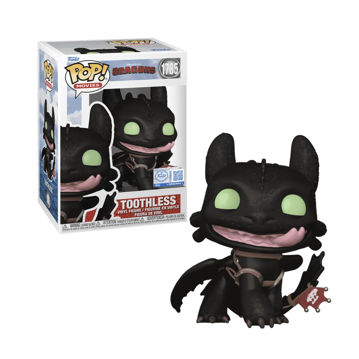 FUNKO - Chimuelo Funko Pop 1785 Como entrenar a tu Dragon