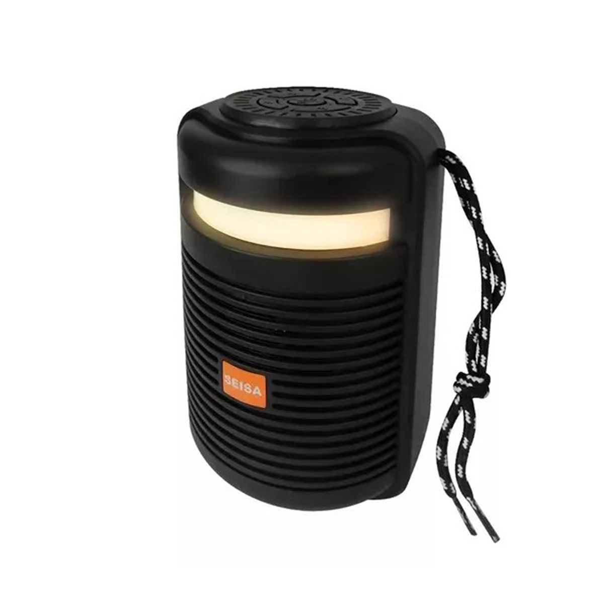 SEISA - Parlante Portatil Bluetooth RGB LED 5W con Radio FM USB RECARGABLE