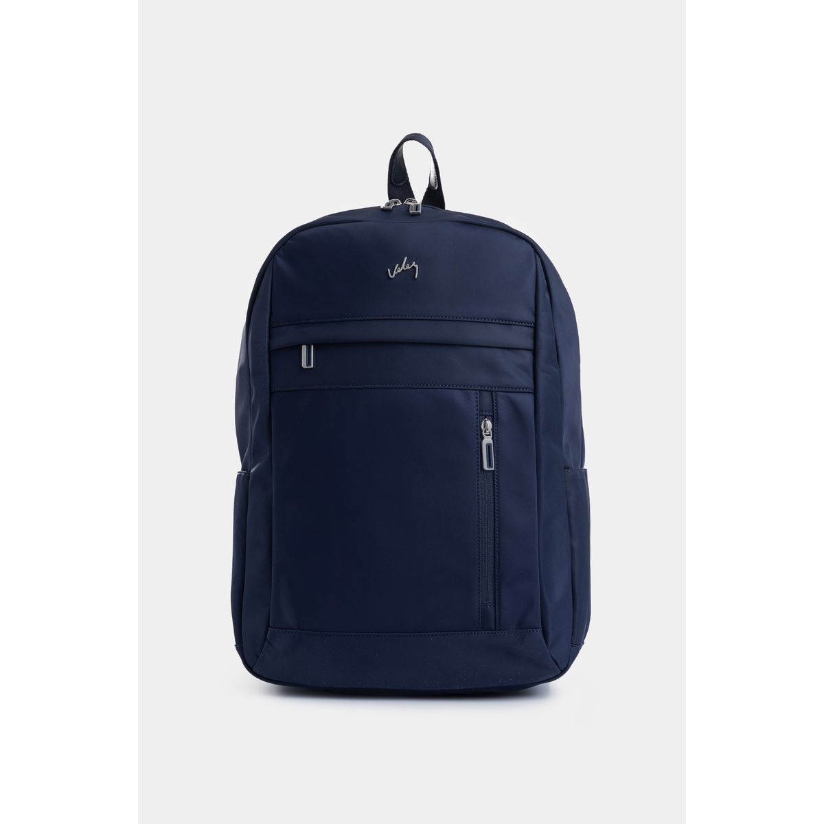 VELEZ - Vélez Mochila Sierra Lona Hombre Manija Cuero Azul Oscuro