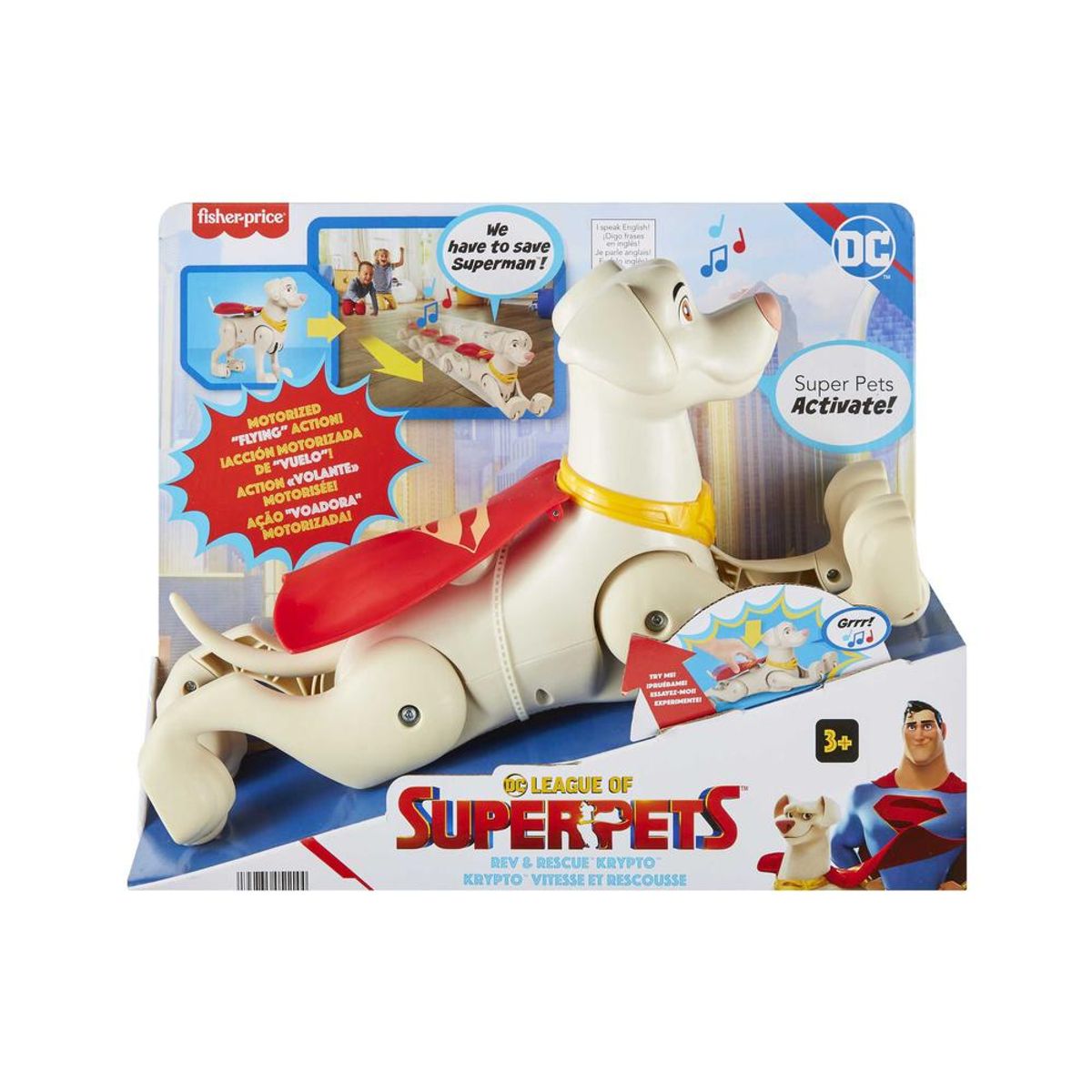 DC COMICS - Figura Krypto Pup Superman Dc League Of Super Pets