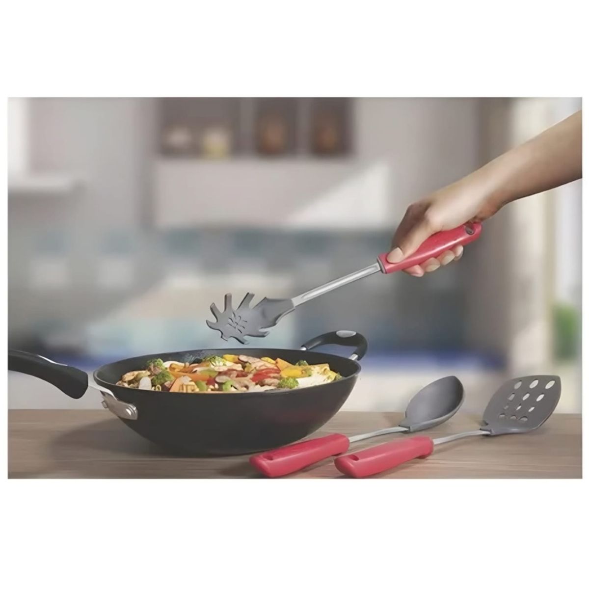 TRAMONTINA - SET DE 4 CUCHARONES TRAMONTINA UTILITA