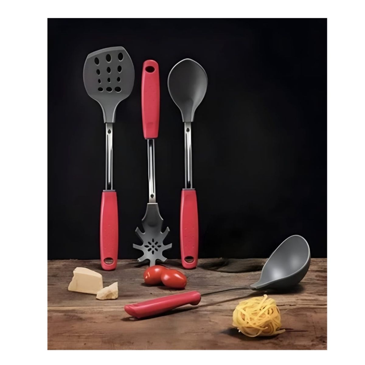 TRAMONTINA - SET DE 4 CUCHARONES TRAMONTINA UTILITA