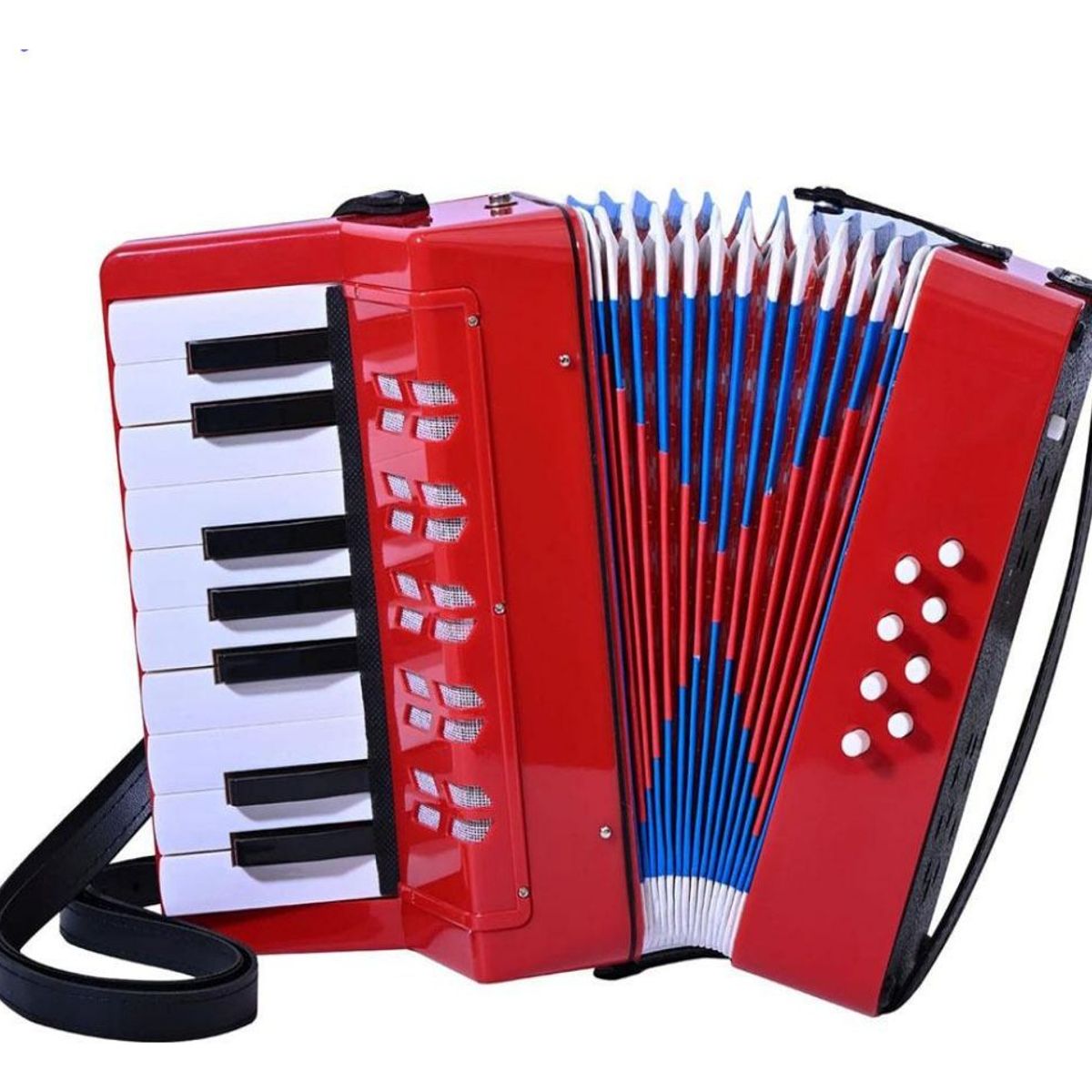 TOYUN TOYUN - Acordion Para Niños Acordeon 17 Teclas 8 Bajos Musicales
