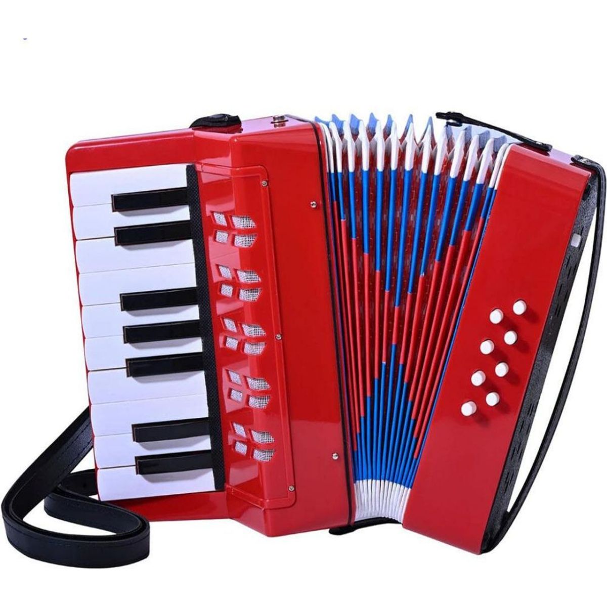 TOYUN TOYUN - Acordion Para Niños Acordeon 17 Teclas 8 Bajos Musicales
