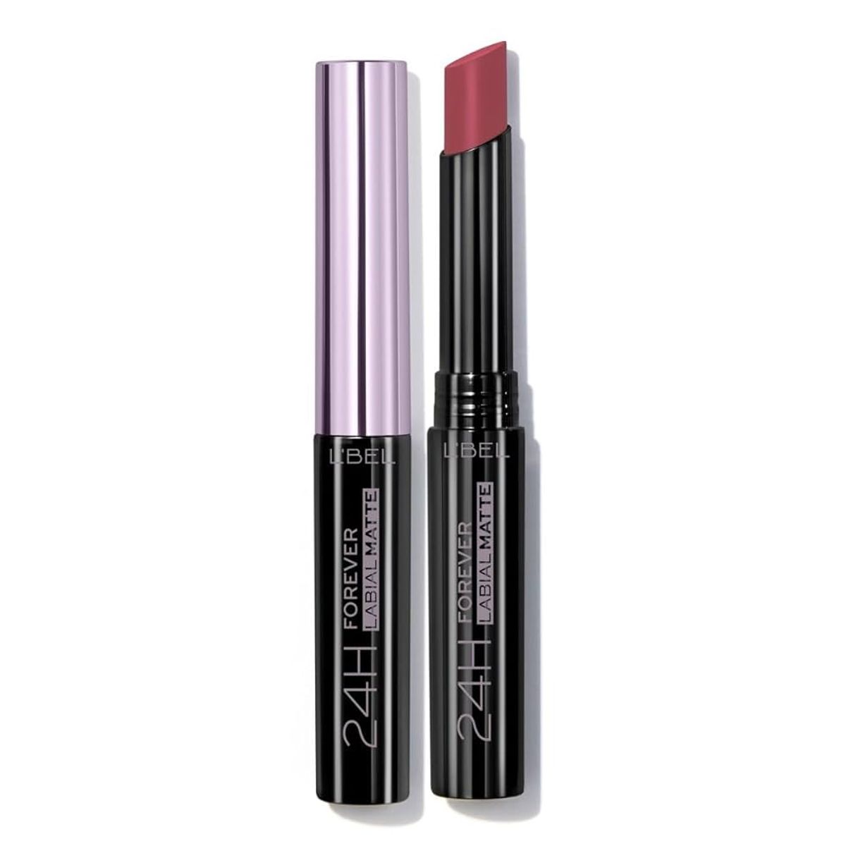 LBEL - Labial Mate Forever Barra 24H Rose Addict 2g LBEL