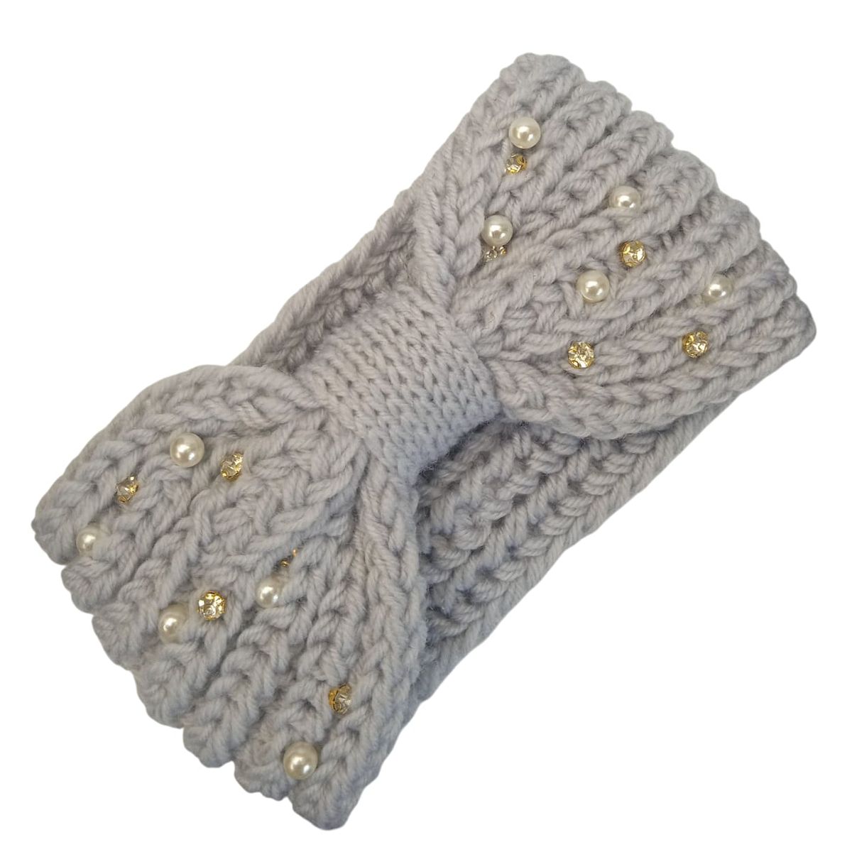 GENERICO - VINCHA DIADEMA  CRUZADA TEJIDA  - Mujer