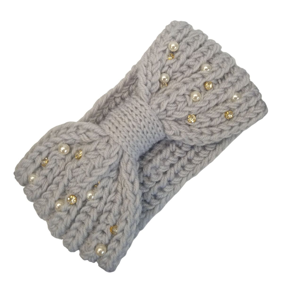 GENERICO - VINCHA DIADEMA  CRUZADA TEJIDA  - Mujer