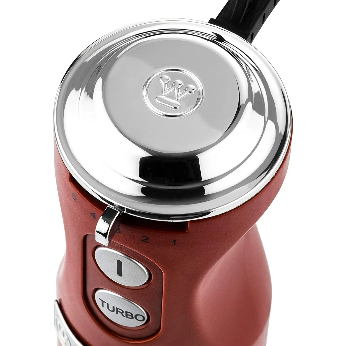 WESTINGHOUSE - Batidora de inmersión turbo con vaso Retro WH 600W rojo
