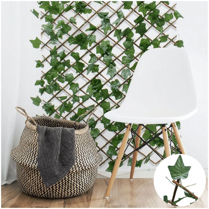 INSPIRA MARKET - Malla Cerca Extensible de Jardín Valla Artificial Deco 100 x 150