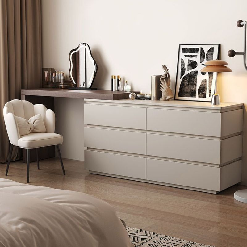 TU MESITA - Cómoda con Escritorio Movible Agustina Color CapriFume TU MESITA