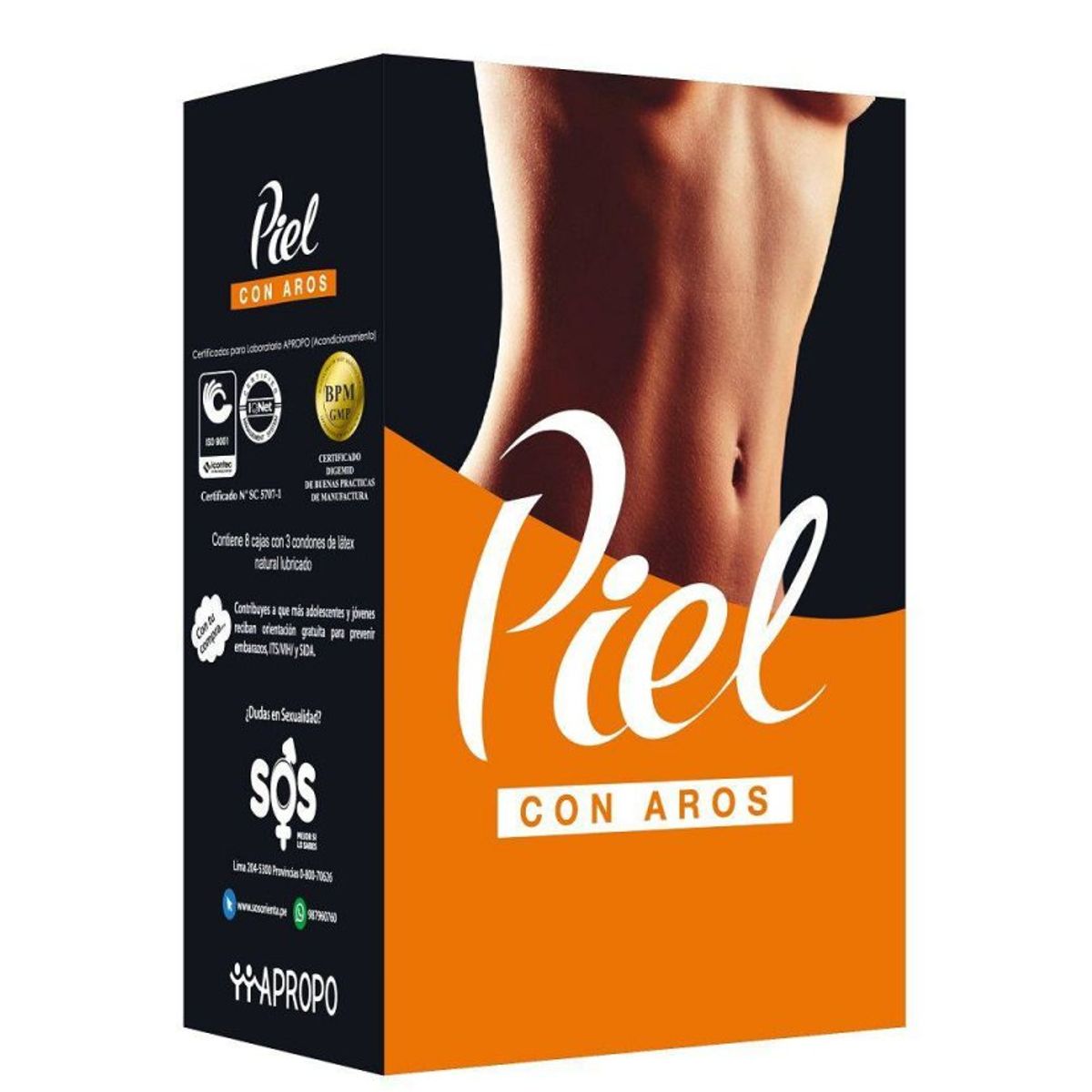 PIEL - Preservativo Piel Aros Caja 72 unidades