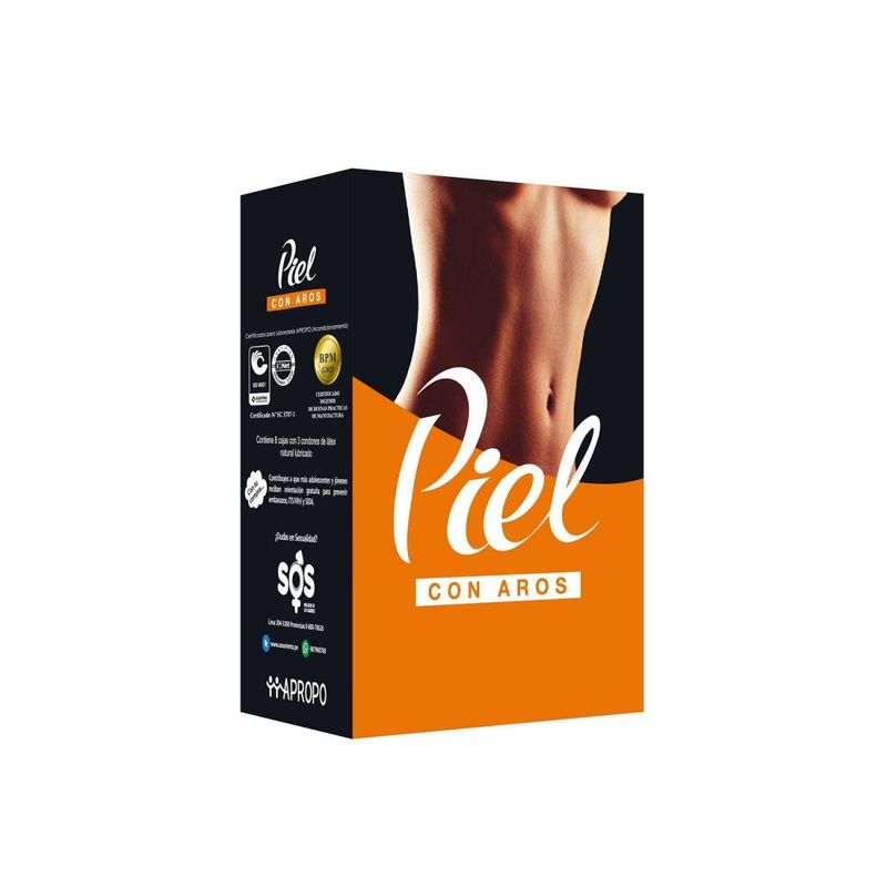 PIEL - Preservativo Piel Aros Caja 72 unidades