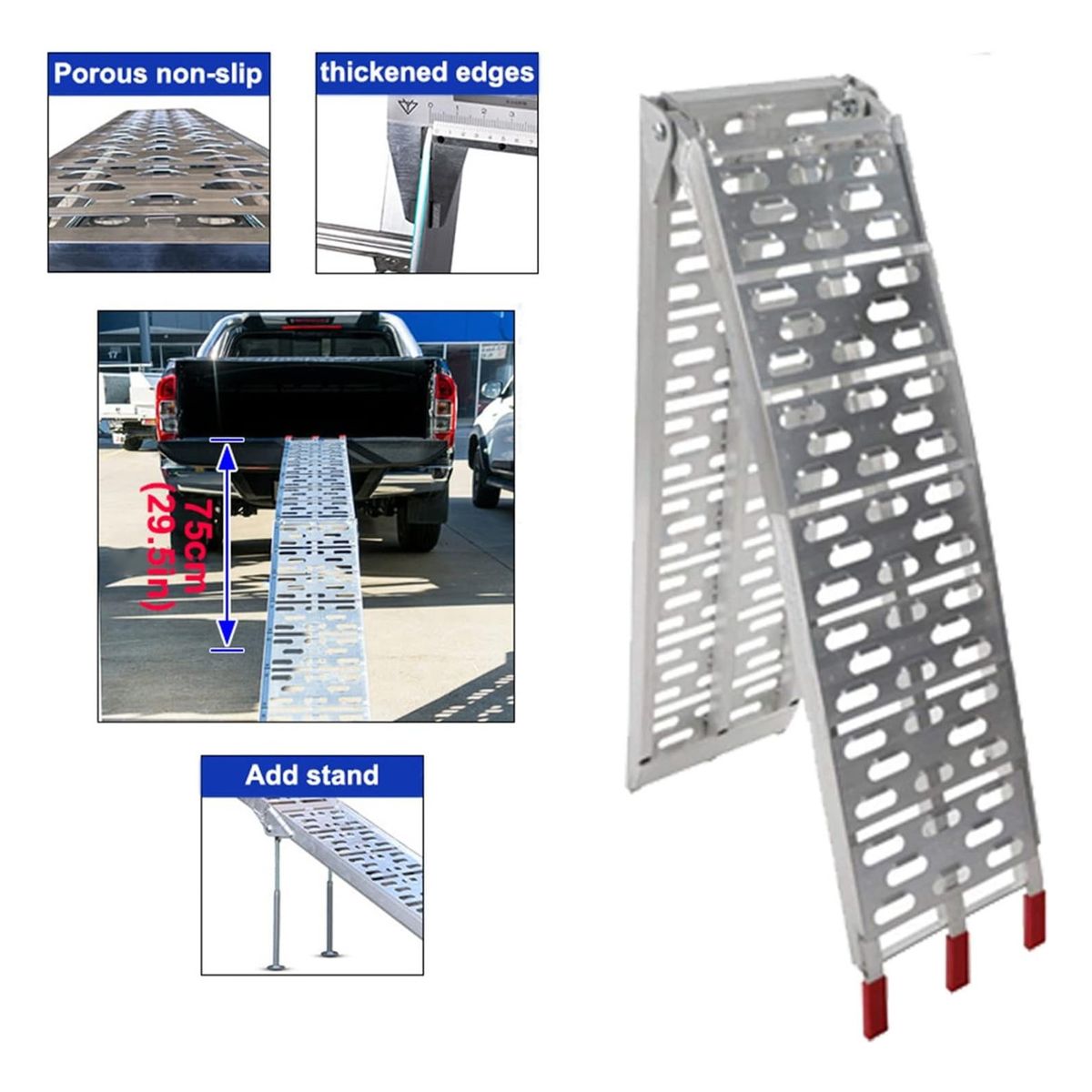 QUICK - Rampa De Carga Plegable De Aluminio Para Camiones