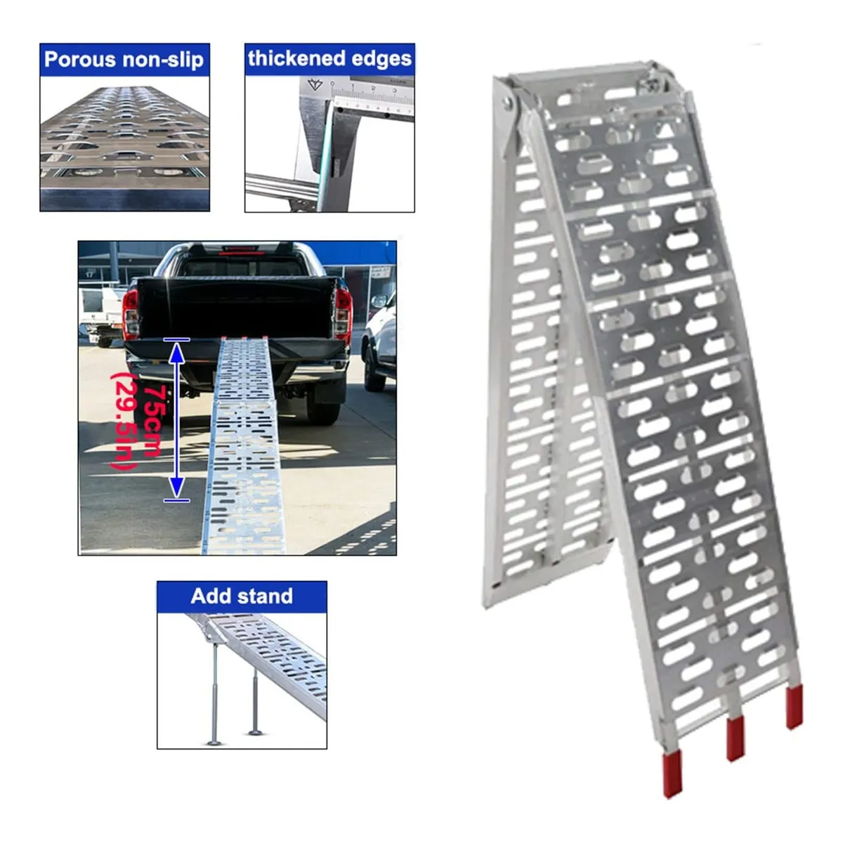 QUICK - Rampa De Carga Plegable De Aluminio Para Camiones