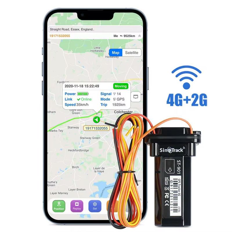 GPS TRACKER - RASTREADOR GPS SINOTRACK, ST- 901 4G+2G,  PARA RASTREO VEHICULAR
