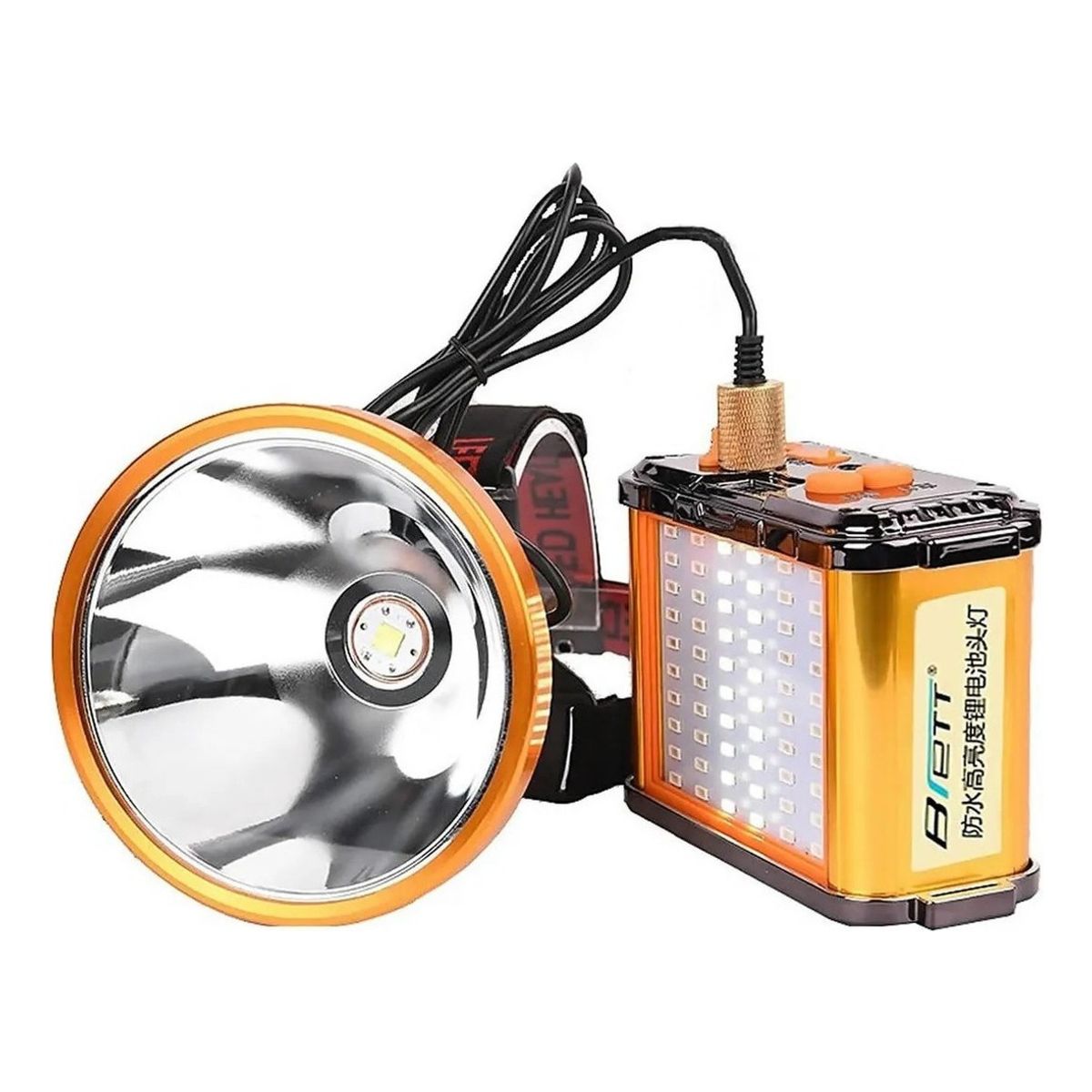 QUICK - Foco Led Caza 1200w Linterna Minera Camping Largo Alcance